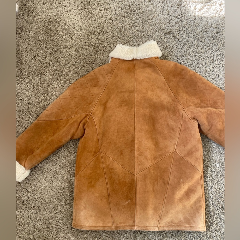 Original Shearling Leather jacket. - Picture 3 of 4